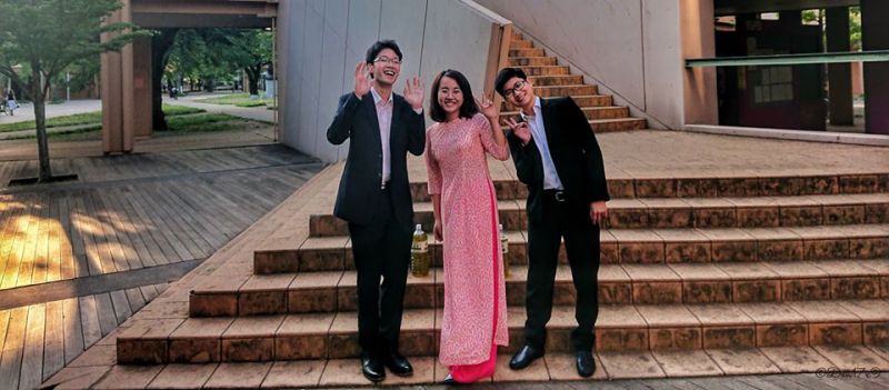 Thái Đôn và các bạn cùng khóa dự bị Đại học tại trường ĐH Ngoại ngữ Tokyo Thái Đôn và các bạn cùng khóa dự bị Đại học tại trường ĐH Ngoại ngữ Tokyo